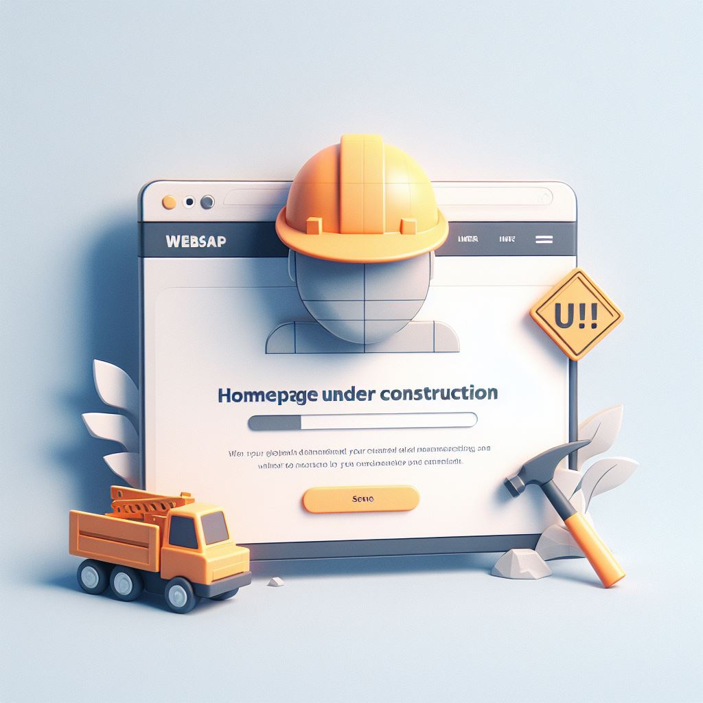 Homepage in Bearbeitung